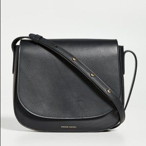 Mansur Gavriel Mini-Flap Crossbody, Black